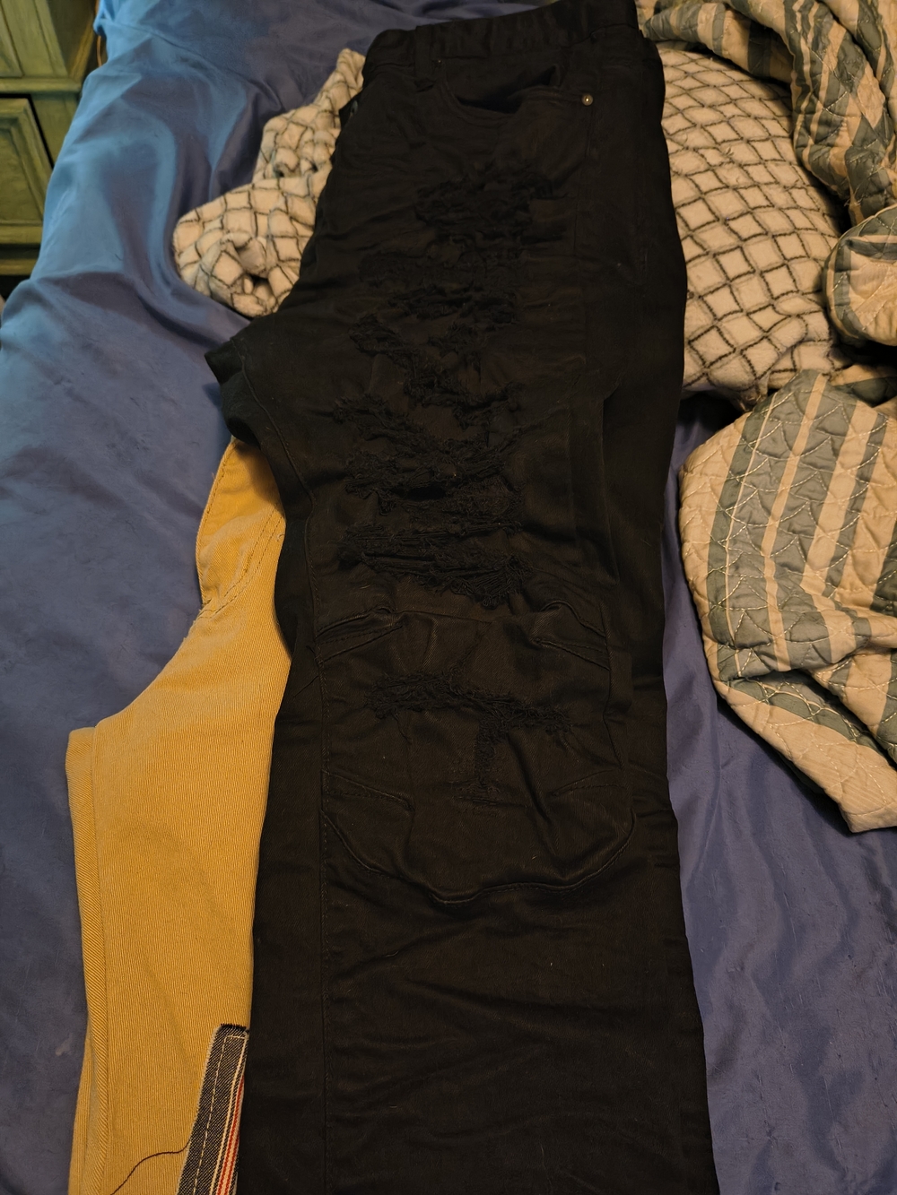 Smoke rise JP20634R2 Black Distressed Jeans